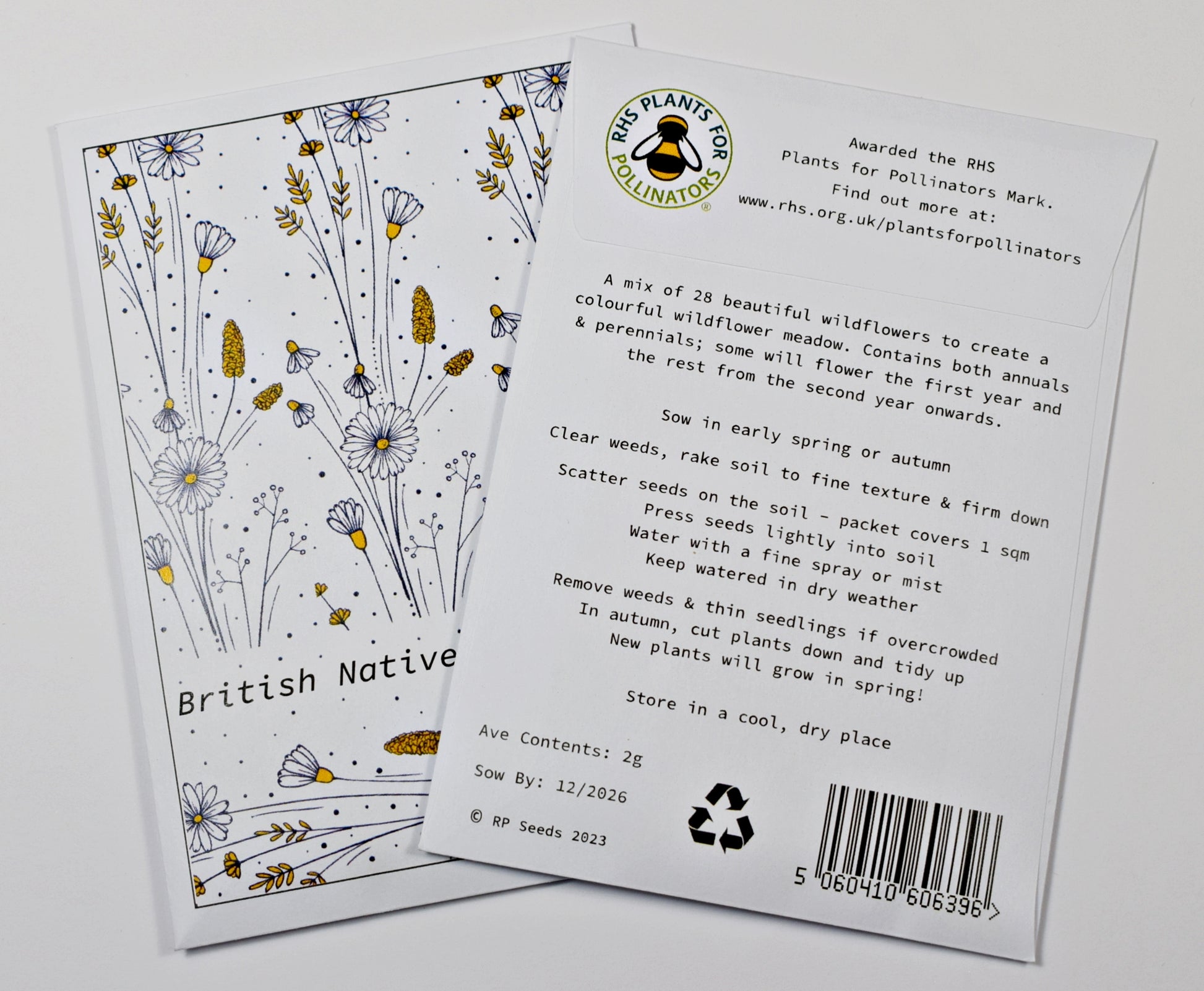 wholesale seed packets british native wildflower