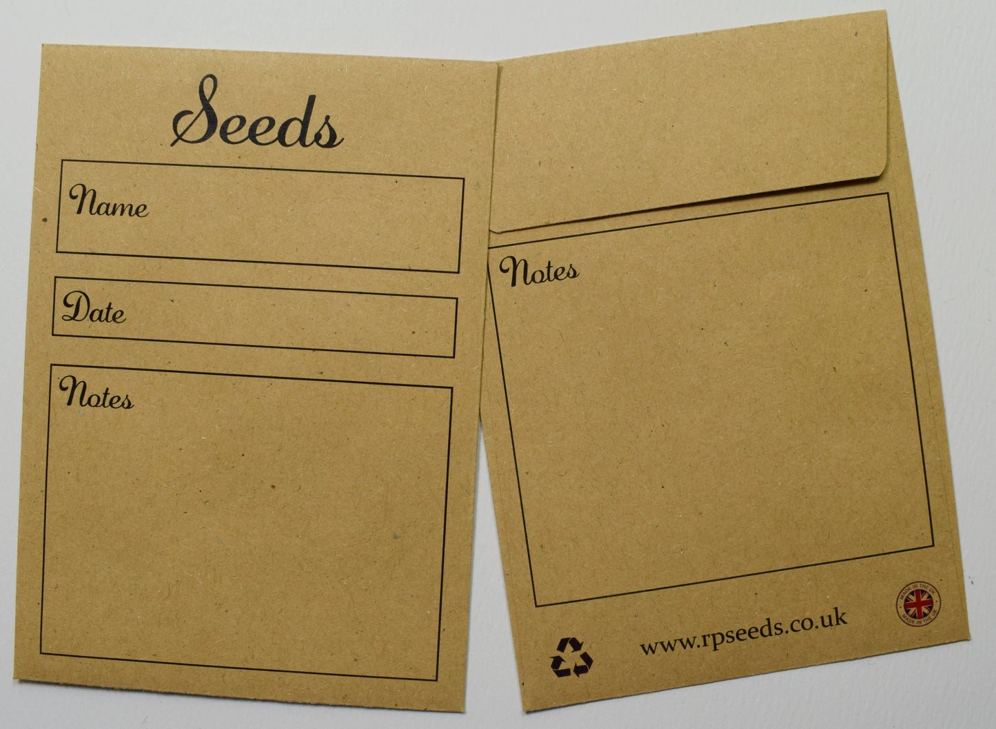 Seed Storage Envelopes Style 1